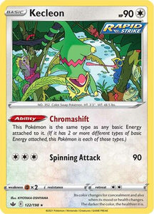 Kecleon 122/198 SWSH Chilling Reign Rare Pokemon Card TCG Near Mint