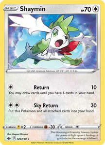 Shaymin 123/198 SWSH Chilling Reign Holo Rare Pokemon Card TCG Near Mint