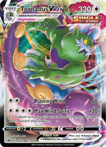 Tornadus VMAX 125/198 SWSH Chilling Reign Ultra Rare Pokemon Card TCG Near Mint