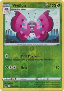 Vivillon 13/163 SWSH Battle Styles Reverse Holo Rare Pokemon Card TCG