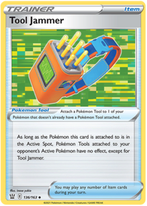 Tool Jammer 136/163 SWSH Battle Styles Uncommon Pokemon Card TCG