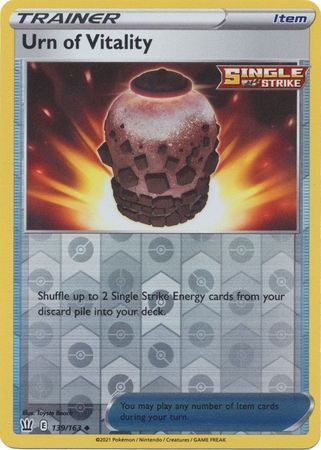 Urn of Vitality 139/163 SWSH Battle Styles Reverse Holo Uncommon Pokemon Card TCG