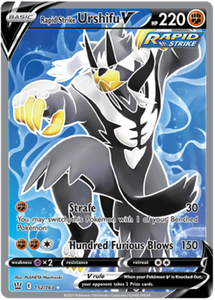 Rapid Strike Urshifu V 152/163 SWSH Battle Styles Ultra Rare Pokemon Card TCG