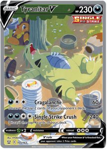 Tyranitar V 155/163 SWSH Battle Styles Ultra Rare Pokemon Card TCG