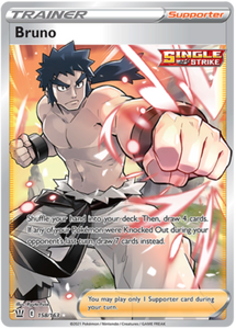 Bruno 158/163 SWSH Battle Styles Ultra Rare Pokemon Card TCG