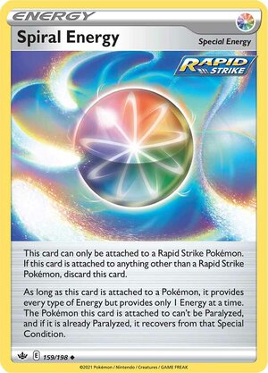 Spiral Energy 159/198 SWSH Chilling Reign Uncommon Pokemon Card TCG Near Mint