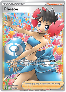 Phoebe 161/163 SWSH Battle Styles Ultra Rare Pokemon Card TCG