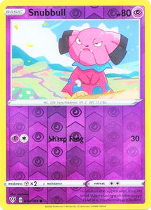 Snubbull 70/189 SWSH Darkness Ablaze Reverse Holo Common Pokemon Card TCG Near Mint