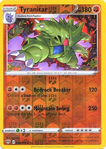 Tyranitar 88/189 SWSH Darkness Ablaze Reverse Holo Rare Pokemon Card TCG Near Mint