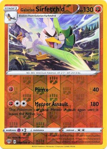 Galarian Sirfetch'd 98/189 SWSH Darkness Ablaze Reverse Holo Rare Pokemon Card TCG Near Mint