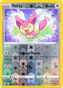 Skitty 141/189 SWSH Darkness Ablaze Reverse Holo Common Pokemon Card TCG Near Mint