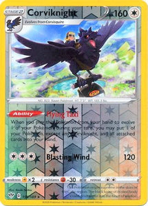 Corviknight 156/189 SWSH Darkness Ablaze Reverse Holo Rare Pokemon Car Kawaii Collector Corviknight 156/189 SWSH Darkness Ablaze Reverse Holo Rare Pokemon Car Kawaii Collector