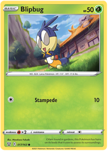 Blipbug 17/163 SWSH Battle Styles Common Pokemon Card TCG