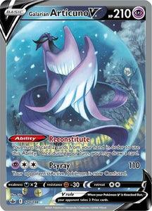 Galarian Articuno V 170/198 SWSH Chilling Reign Full Art Holo Ultra Rare Pokemon Card TCG Near Mint 