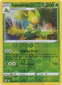 Leavanny 11/264 SWSH Fusion Strike Reverse Holo Rare Pokemon Card TCG Near Mint