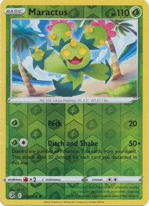 Maractus 12/264 SWSH Fusion Strike Reverse Holo Rare Pokemon Card TCG Near Mint