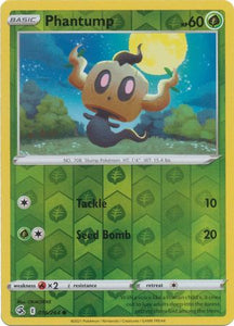 Phantump 16/264 SWSH Fusion Strike Reverse Holo Common Pokemon Card TCG Near Mint