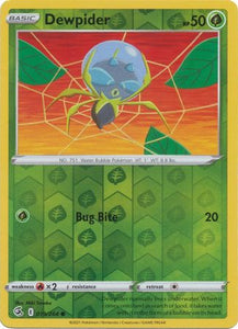 Dewpider 19/264 SWSH Fusion Strike Reverse Holo Common Pokemon Card TCG Near Mint