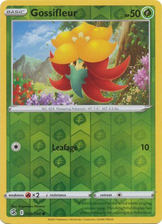 Gossifleur 24/264 SWSH Fusion Strike Reverse Holo Common Pokemon Card TCG Near Mint