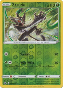 Zarude 27/264 SWSH Fusion Strike Reverse Holo Uncommon Pokemon Card TCG Near Mint 