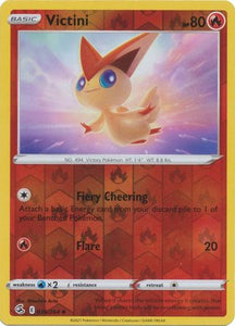 Victini 36/264 SWSH Fusion Strike Reverse Holo Uncommon Pokemon Card TCG Near Mint 