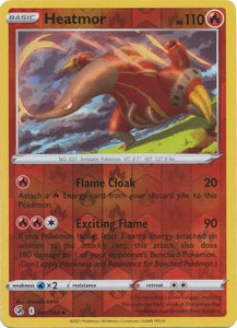 Heatmor 41/264 SWSH Fusion Strike Reverse Holo Uncommon Pokemon Card TCG Near Mint 