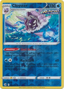 cloyster pokemon card value Cloyster 51/264 SWSH Fusion Strike Reverse Holo Rare Pokemon Card TCG – Kawaii Collector