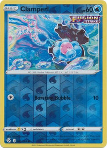 Clamperl 65/264 SWSH Fusion Strike Reverse Holo Common Pokemon Card TCG Near Mint