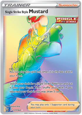 Single Strike Style Mustard 177/163 SWSH Battle Styles Ultra Rare Poke –  Kawaii Collector