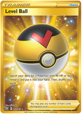 Level Ball 181/163 SWSH Battle Styles Ultra Rare Pokemon Card TCG