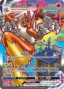 Blaziken VMAX 201/198 SWSH Chilling Reign Full Art Holo Ultra Rare Pokemon Card TCG Near Mint  