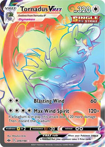 Tornadus VMAX 209/198 SWSH Chilling Reign Full Art Holo Ultra Rare Pokemon Card TCG Near Mint  