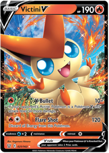 Victini V 21/163 SWSH Battle Styles Ultra Rare Pokemon Card TCG