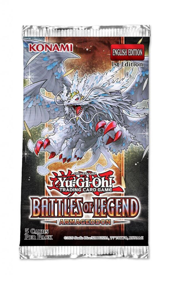 YuGiOh! TCG Battles of Legend: Armageddon Blister 1st Edition!