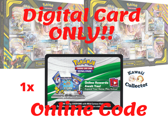 Tag Team Powers Collection Box: Espeon & Deoxy GX Pokemon TCG Online Code x1 ptcgo kawaii collector australia