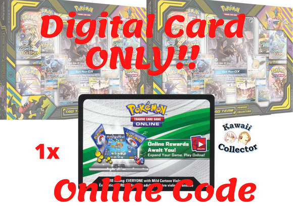 Tag Team Powers Collection Box: Umbreon & Darkrai GX Pokemon TCG Online Code x1 kawaii collector australia ptcgo