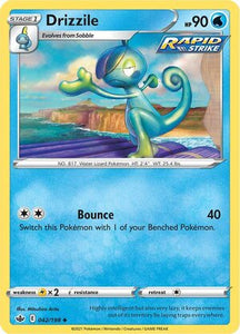 Drizzile 42/198 SWSH Chilling Reign Uncommon Pokemon Card TCG Near Mint