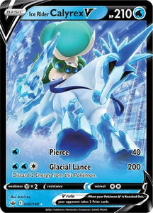 Ice Rider Calyrex V 45/198 SWSH Chilling Reign Ultra Rare Pokemon Card TCG Near Mint