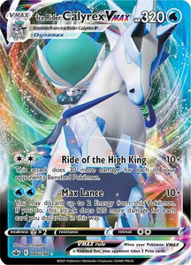 Ice Rider Calyrex VMAX 46/198 SWSH Chilling Reign Ultra Rare Pokemon Card TCG Near Mint