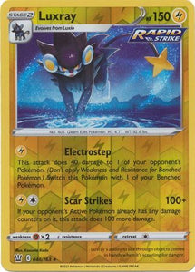 Luxray 48/163 SWSH Battle Styles Reverse Holo Rare Pokemon Card TCG