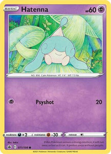 Hatenna 71/198 SWSH Chilling Reign Common Pokemon Card TCG Near Mint