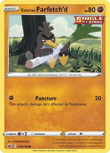 Galarian Farfetch'd 78/198 SWSH Chilling Reign Common Pokemon Card TCG Near Mint