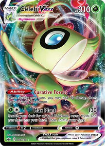 Celebi VMAX 8/198 SWSH Chilling Reign Ultra Rare Pokemon Card TCG Near Mint