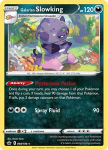 Galarian Slowking 98/198 SWSH Chilling Reign Holo Rare Pokemon Card TCG Near Mint