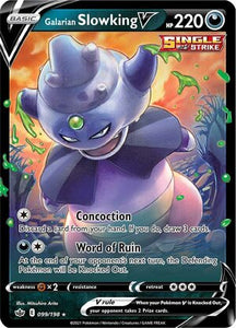 Galarian Slowking V 99/198 SWSH Chilling Reign Ultra Rare Pokemon Card TCG Near Mint