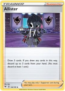 Allister 146/185 Vivid Voltage Uncommon Trainer Pokemon Card TCG Near Mint