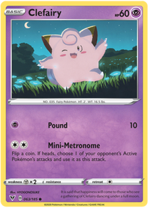 Clefairy 63/185 Vivid Voltage Common Pokemon Card TCG Near Mint