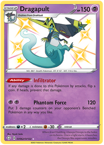 Dragapult SV62/SV122  SWSH Shining Fates Shiny Vault Pokemon Card TCG Near Mint 