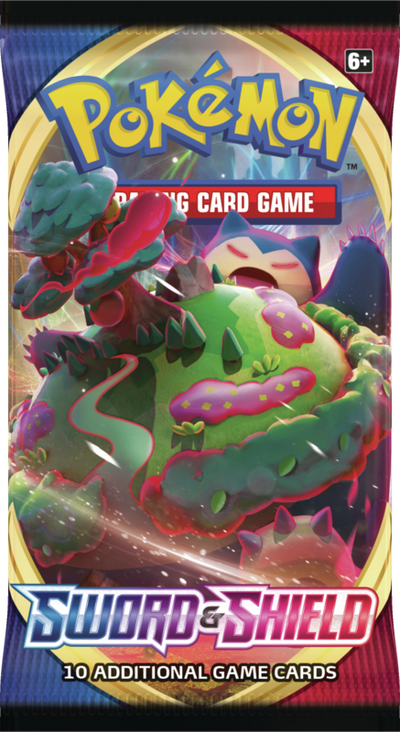 Sword and Shield Base Set Booster Pack x 1 - Pokemon TCG