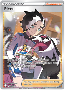 Piers 69/72 Shining Fates Full Art Ultra Rare Pokemon Card TCG Near Mint